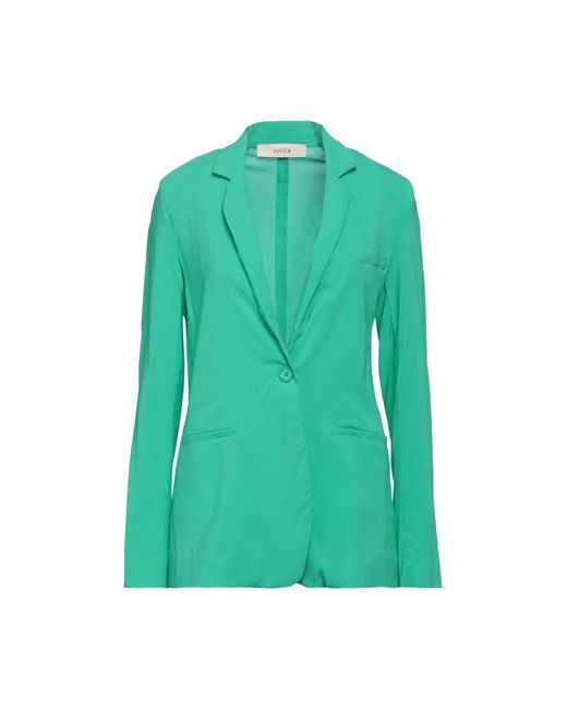 Jucca Suit jacket Emerald 6 Viscose Elastane
