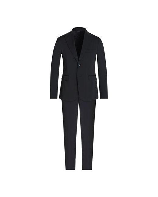 Havana & Co. Havana Co. Man Suit Midnight Polyester Viscose Elastane