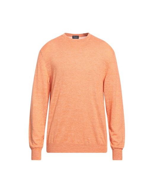 Drumohr Man Sweater Apricot Cashmere Linen Silk