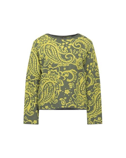 Manila Grace Sweater Dark Acrylic Wool Viscose Alpaca wool