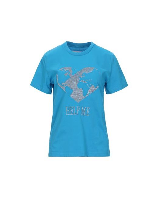 Alberta Ferretti T-shirt Azure XXS Organic cotton