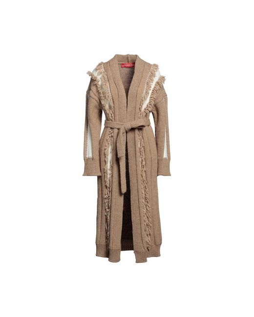 Virginia Bizzi Coat Camel Acrylic Virgin Wool Alpaca wool Viscose