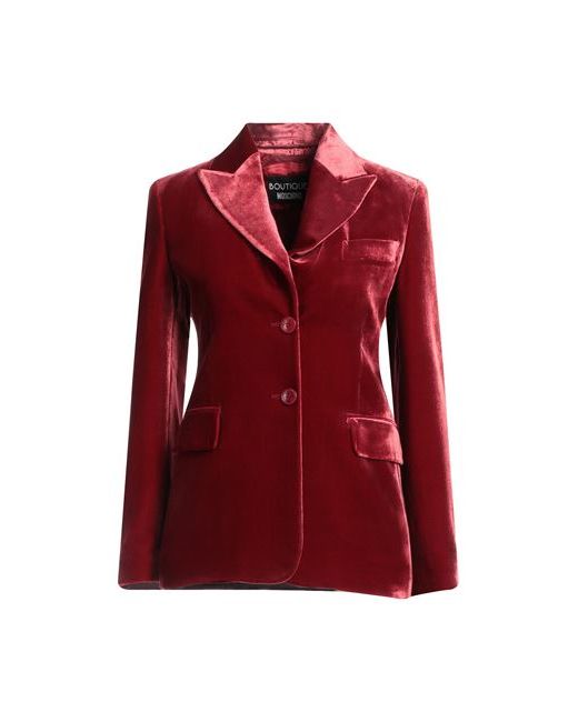 Boutique Moschino Suit jacket Brick 4 Viscose Silk