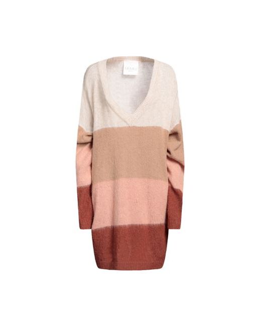 Meimeij Sweater Camel Alpaca wool Polyamide