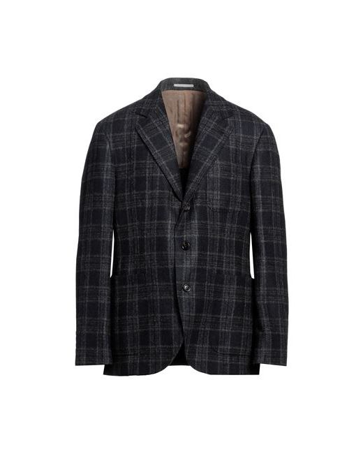 Brunello Cucinelli Man Suit jacket Midnight 36 Alpaca wool Wool Polyamide