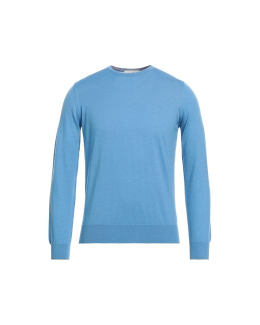Della Ciana Man Sweater Sky 38 Merino Wool