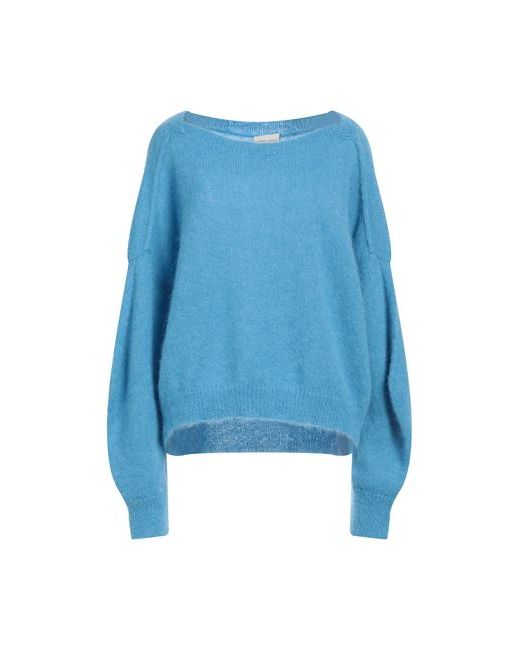 Semicouture Sweater Azure XS Alpaca wool Mohair Polyamide