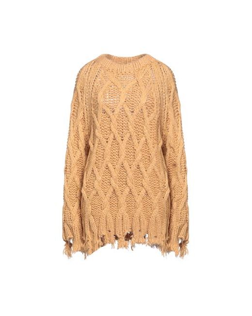 Jucca Sweater Camel XS Mohair wool Wool Polyester