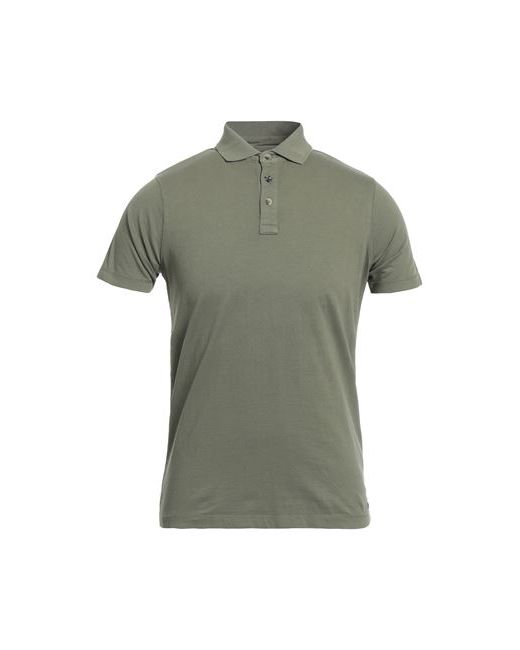 40Weft Man Polo shirt Military Cotton Elastane