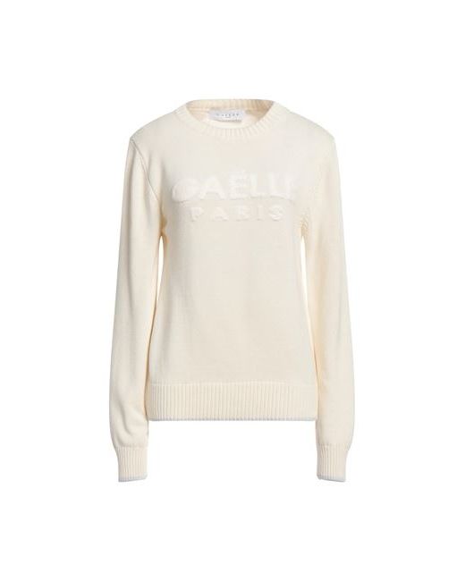 GAëLLE Paris Sweater Ivory Virgin Wool Acrylic