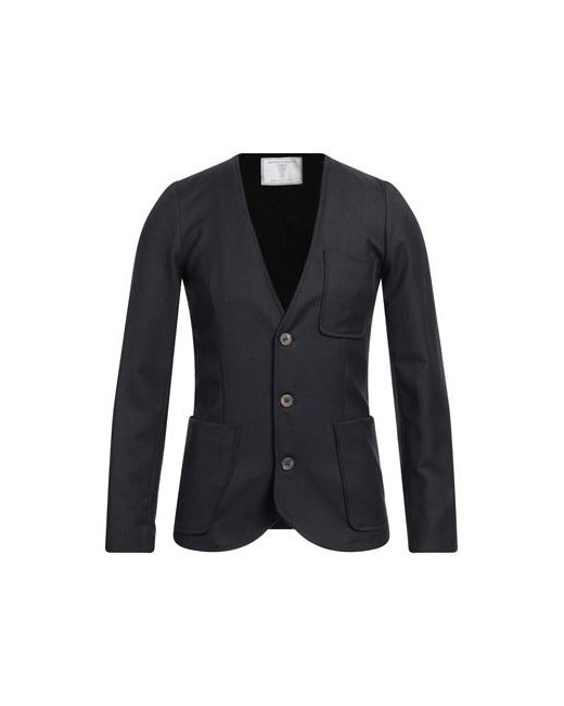 Société Anonyme Man Suit jacket Midnight 36 Wool