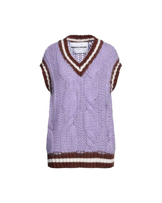 Roberto Collina Sweater Lilac XS Wool Mohair wool Nylon