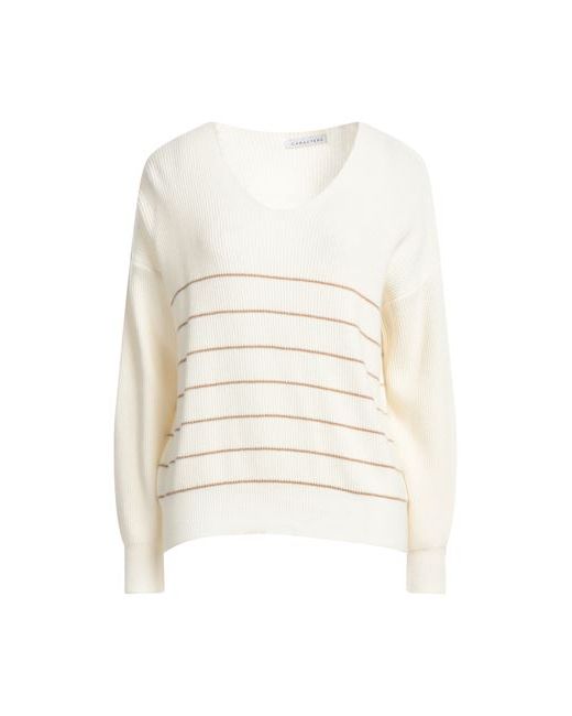 Caractère Sweater Ivory 1 Wool Viscose Polyamide Cashmere