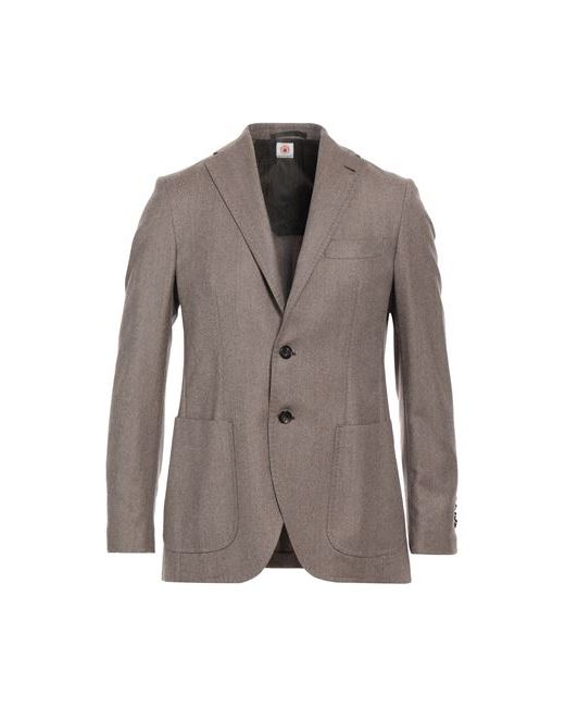 Luigi Borrelli Napoli Man Suit jacket Dove 38 Virgin Wool