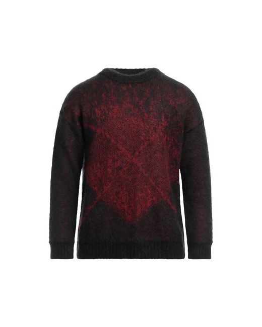 Isabel Benenato Man Sweater Burgundy S Mohair wool Polyamide Wool