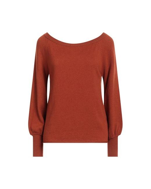 Semicouture Sweater Rust XS Cashmere Polyamide