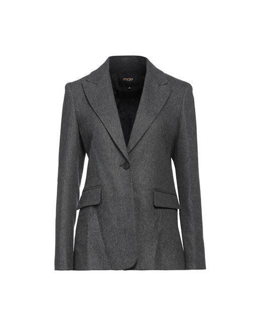 Maje Suit jacket Lead 4 Wool Polyamide Polyester Elastane Viscose