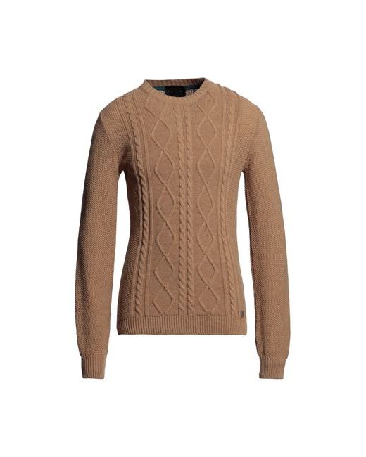 Bl.11 Block Eleven Man Sweater Camel S Acrylic Wool Alpaca wool Viscose