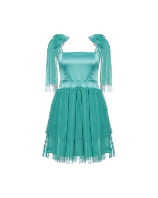Siste'S Short dress Emerald XS Polyester Cotton Elastane