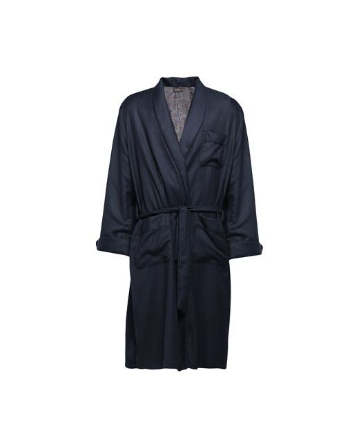 Sulka Man Dressing gown or bathrobe Midnight S Cashmere Mulberry silk
