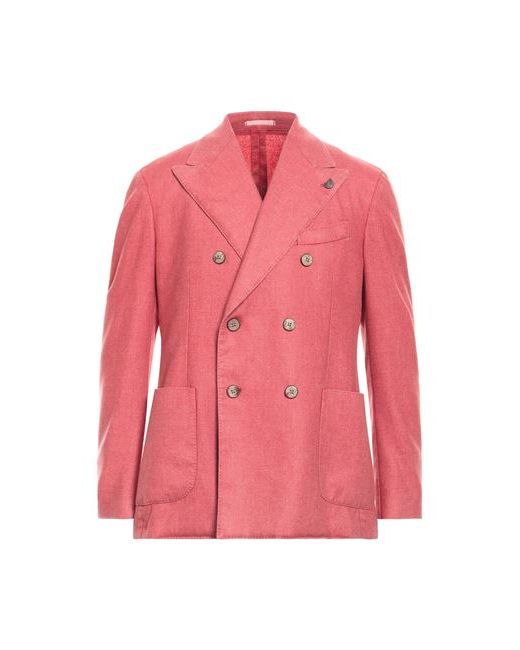Gabriele Pasini Man Suit jacket Coral 38 Cashmere Polyester