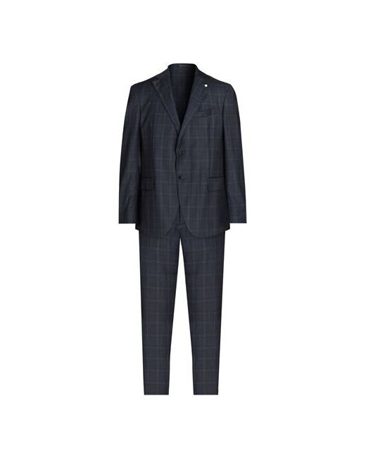 Luigi Bianchi Mantova Man Suit Midnight 40 Super 130s Wool