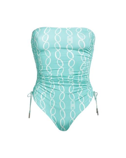 Elisabetta Franchi One-piece swimsuit Turquoise 2 Polyamide Elastane
