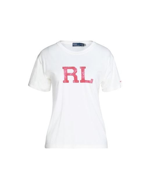Polo Ralph Lauren Rl Logo Jersey Tee T-shirt Ivory XS Cotton