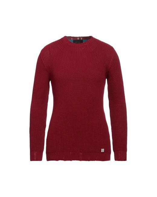 Bl.11 Block Eleven Man Sweater Burgundy S Acrylic Wool