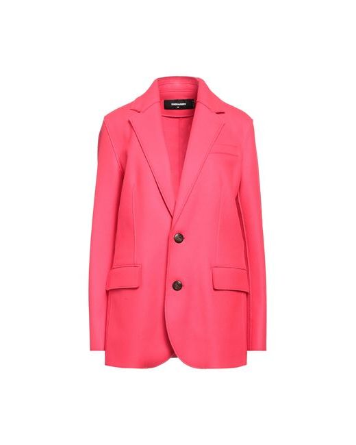 Dsquared2 Suit jacket Fuchsia 2 Virgin Wool Polyamide Elastane