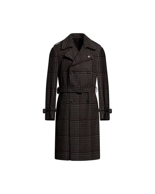 Lardini Man Coat Dark 38 Wool Cashmere