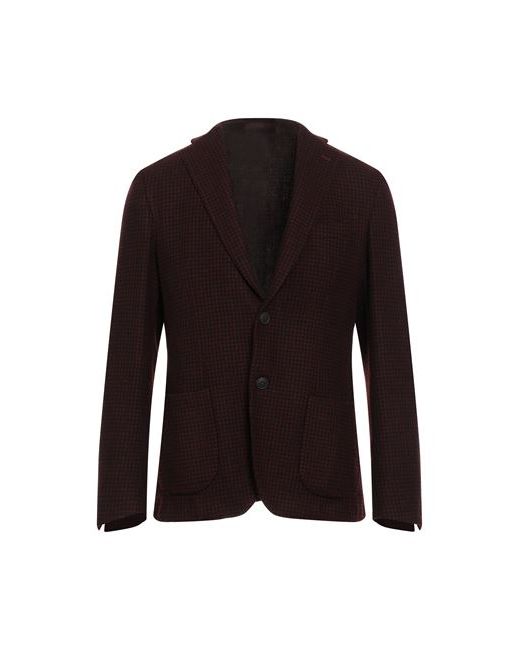 Caesar Man Suit jacket Burgundy 40 Virgin Wool