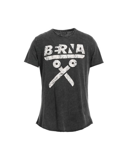 Berna Man T-shirt Lead M Cotton