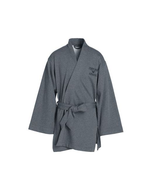 Emporio Armani Man Dressing gown or bathrobe Lead S/M Cotton Polyester