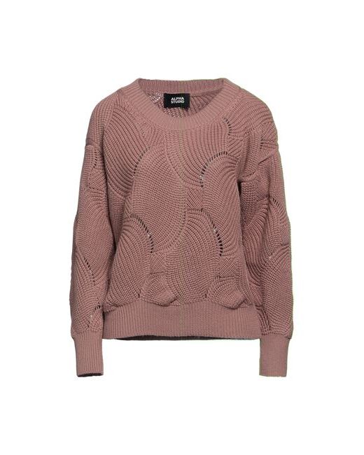 Alpha Studio Sweater Light brown 4 Merino Wool