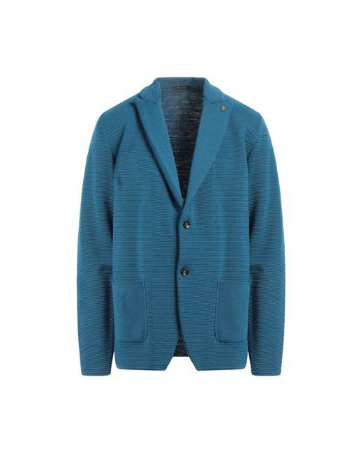 Officina 36 Man Suit jacket Deep jade Acrylic Wool