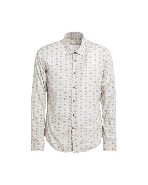 Alessandro Lamura Man Shirt Cream S Cotton
