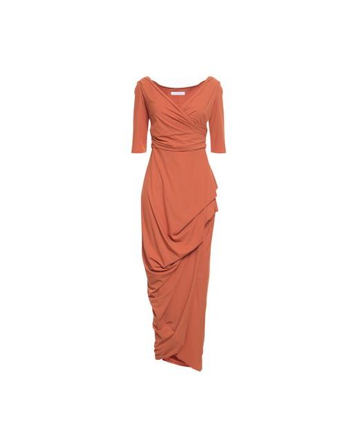Chiara Boni La Petite Robe Long dress Rust 2 Polyamide Elastane