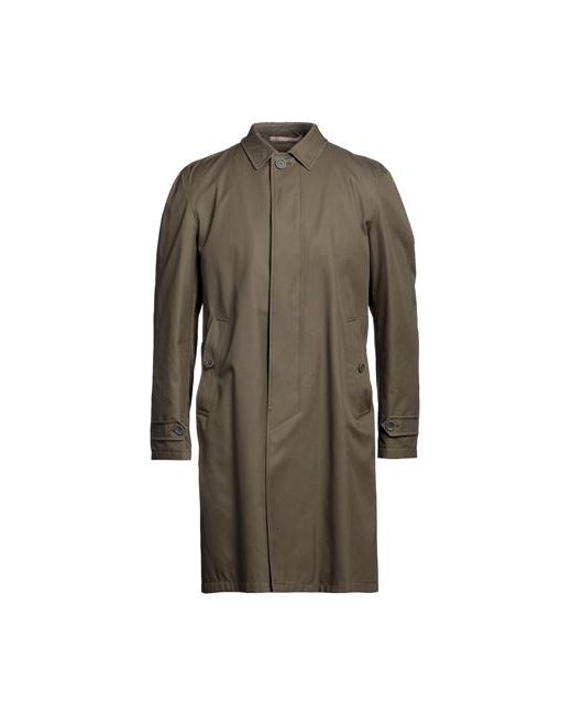 Herno Man Overcoat Military 40 Cotton Polyester
