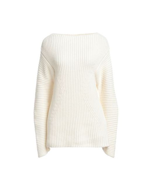 Liviana Conti Sweater Ivory 6 Cashmere Polyamide