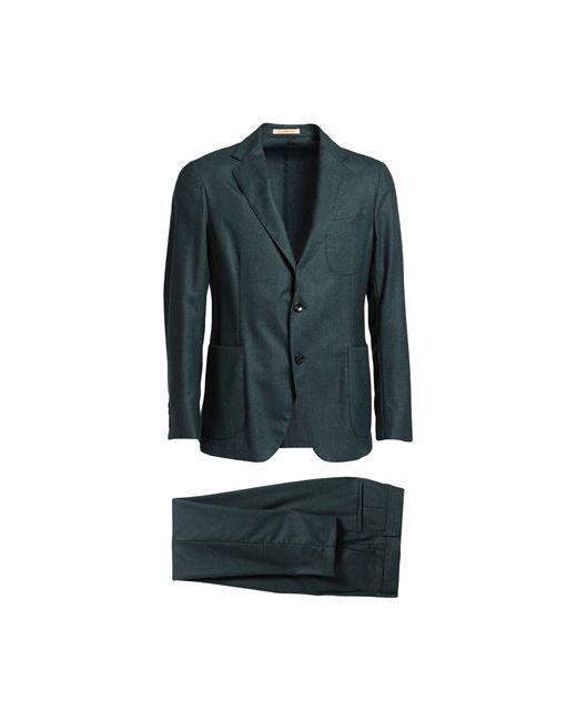 Zignone Man Suit Dark 38 Wool Cashmere