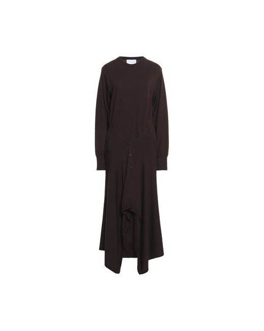 Erika Cavallini Midi dress Dark Virgin Wool