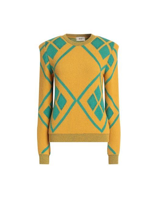 Akep Sweater Ocher Polyamide Acrylic Mohair wool Nylon