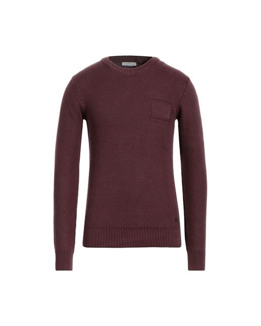 Yes Zee By Essenza Man Sweater Mauve S Cotton