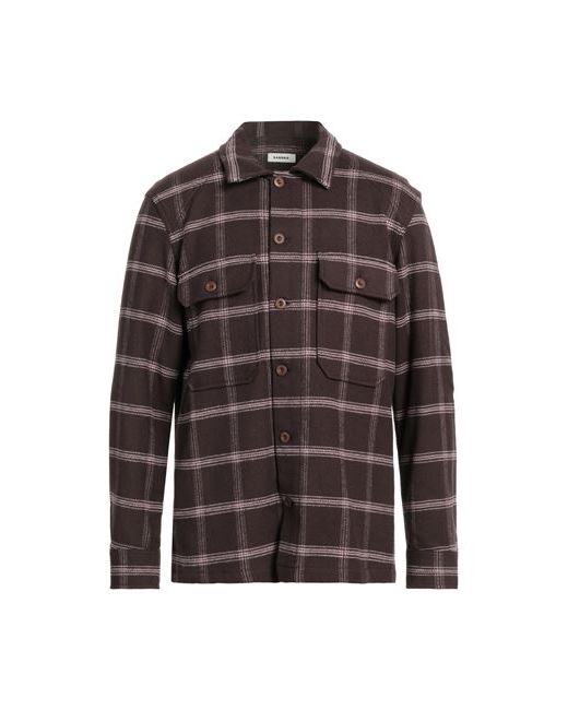 Sandro Man Shirt Dark XS Cotton Wool