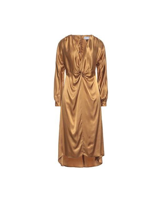 Closet Midi dress Bronze 4 Viscose