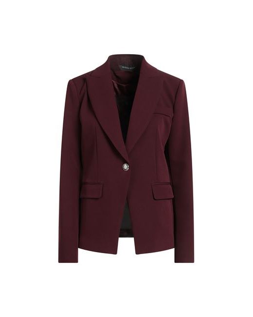 Vanessa Scott Suit jacket Burgundy S Polyester