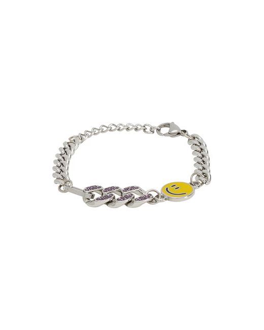 8 by YOOX Smile And Embellishments Chain Bracelet Man Steel