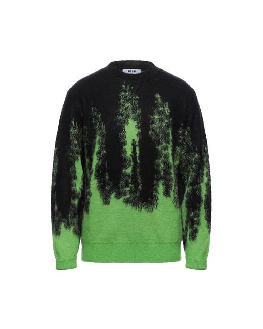 Msgm Man Sweater XS Acrylic Polyamide Mohair wool