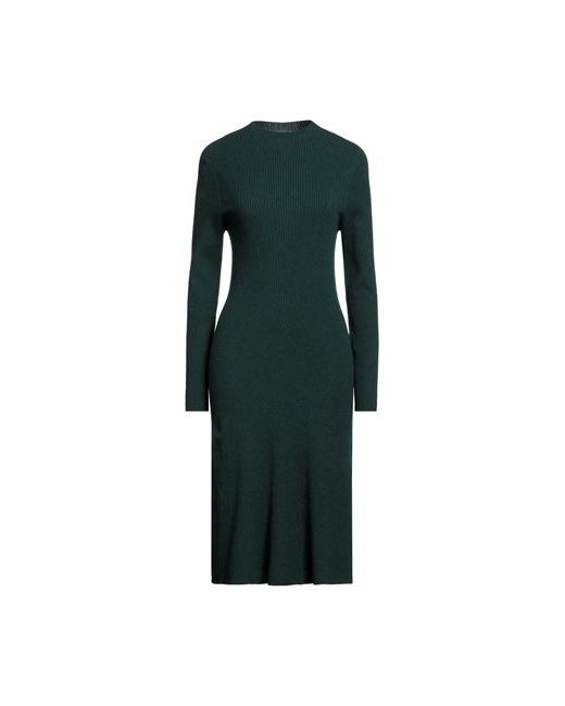 Stefanel Midi dress Emerald XS Viscose Polyamide Wool Cashmere Polyester